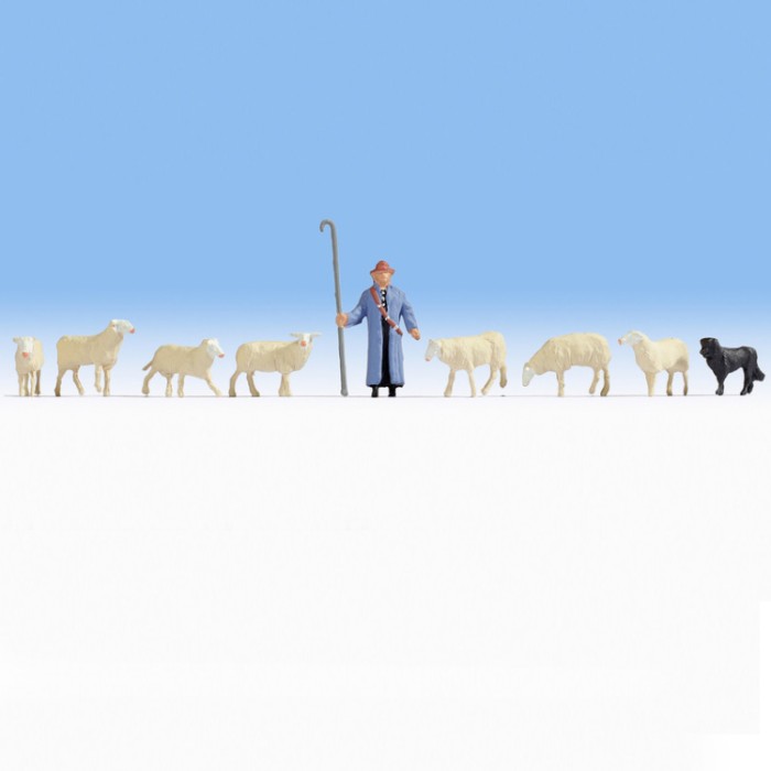 Shepherd and Sheep N gauge