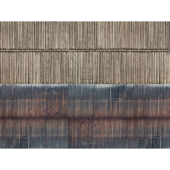 Wood wall textured cardboard Timber N gauge