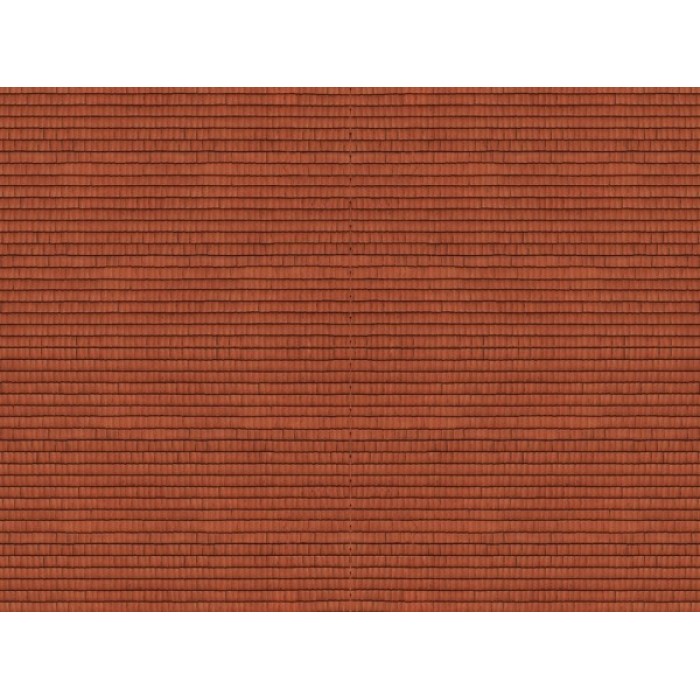 Roof Tile textured cardboard Red Tile N gauge Roof Tile textured cardboard Red Tile N gauge