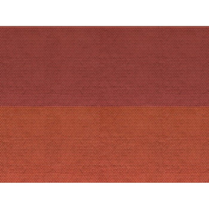 Roof Tile textured cardboard Red Tile N gauge Roof Tile textured cardboard Red Tile N gauge