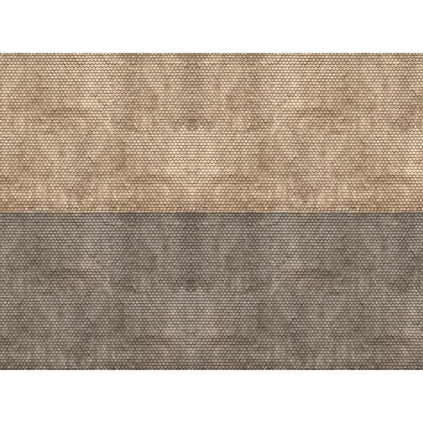 Roof Tile Textured cardboard grey Tile N gauge