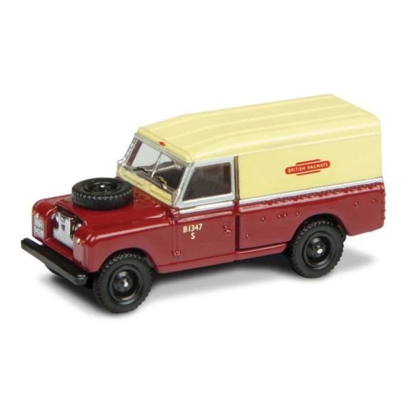 Land Rover Series 2 LWB Hard Top British Rail TT 1:120 Scale  Oxford Diecast 120LAN2001