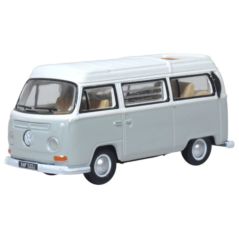 Model VW Bay Window Camper Silver Grey/White 76VW032