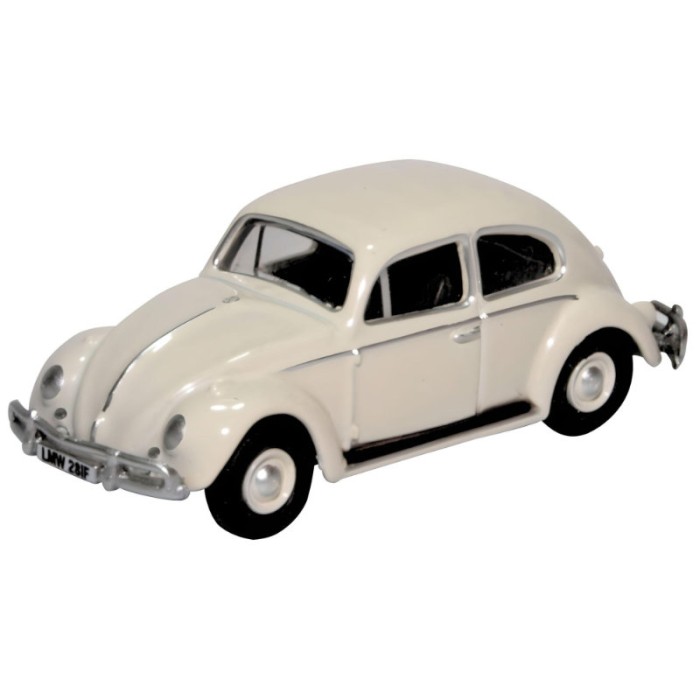 VW Beetle Lotus White LMW 281 OO VW Beetle Lotus White LMW 281 OO