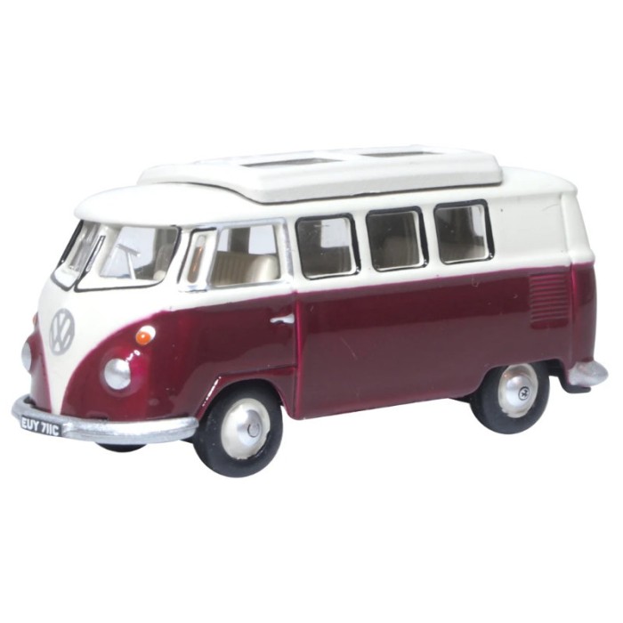 VW T1 Camper Titan Red/Beige Grey OO VW T1 Camper Titan Red/Beige Grey OO