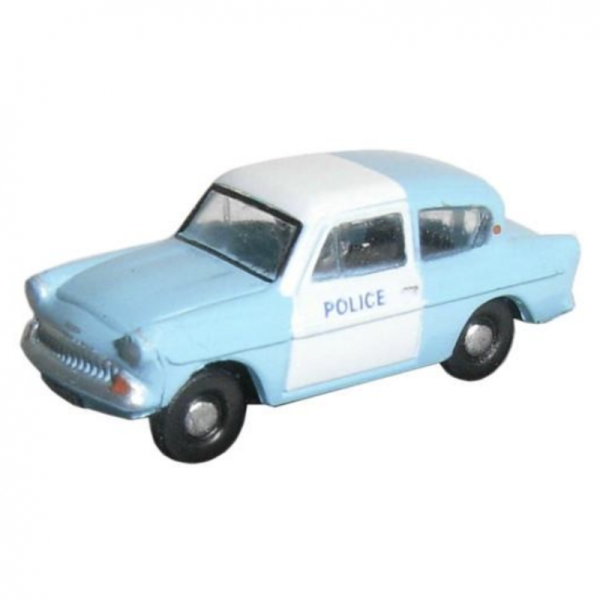 Police Panda Ford Anglia N gauge