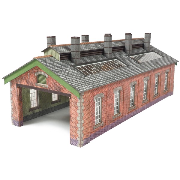 Double Track Engine Shed N gauge Metcalfe PN913