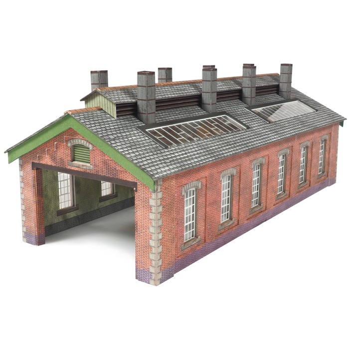 Double Track Engine Shed N gauge Metcalfe PN913