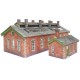 Double Track Engine Shed N gauge Metcalfe PN913