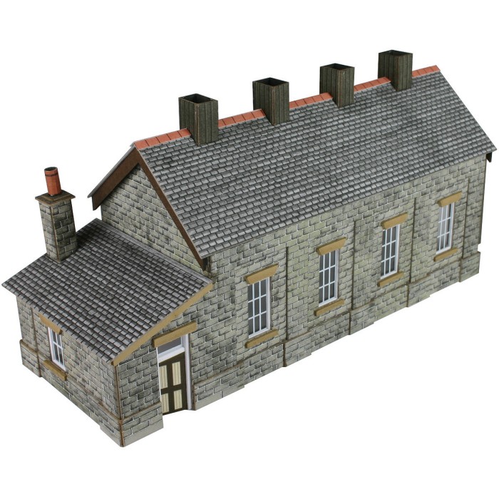 N gauge Engine Shed in stone Metcalfe PN932