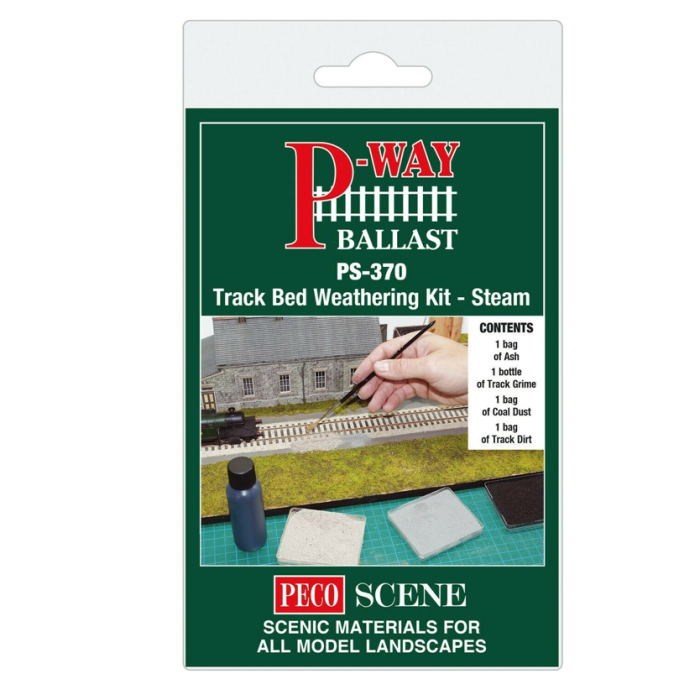 Track Bed Weathering Kit - Steam Peco PS-370 Track Bed Weathering Kit - Steam Peco PS-370