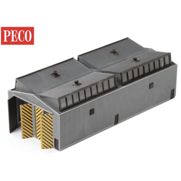 Manyways Train Shed Locomotive Depot Engine Shed Peco NB-80 N Gauge