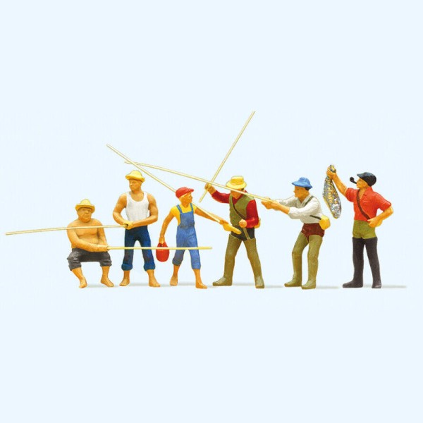 Fishing Fly OO  Preiser Exclusive Set 10077