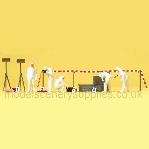 Crime Scene Investigators OO Preiser 10576