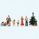 Christmas Scene OO Preiser 10652 Christmas Scene OO Preiser 10652