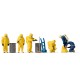 Chemical Suits OO  Preiser Exclusive Set 10733