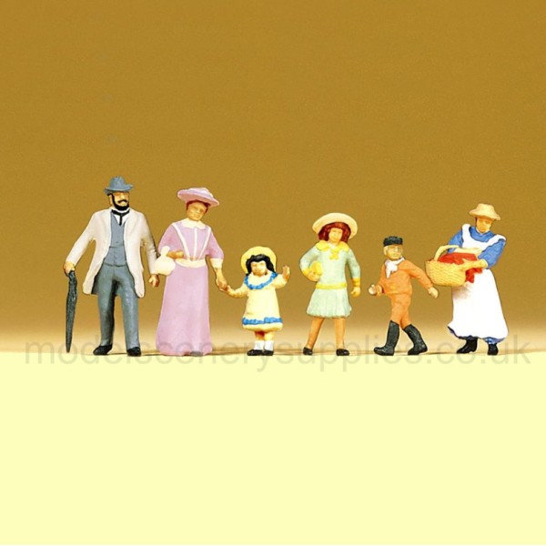 1900s family OO Preiser 12132