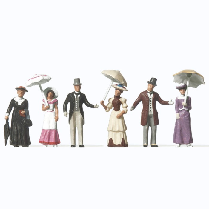 1900s Summer People OO Preiser 12139 1900s Summer People OO Preiser 12139