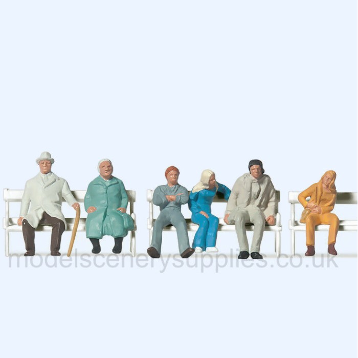 Sitting People OO Preiser 14004 Sitting People OO Preiser 14004