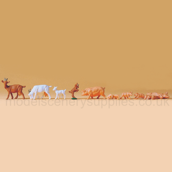 Goats and Pigs  OO Preiser 14162