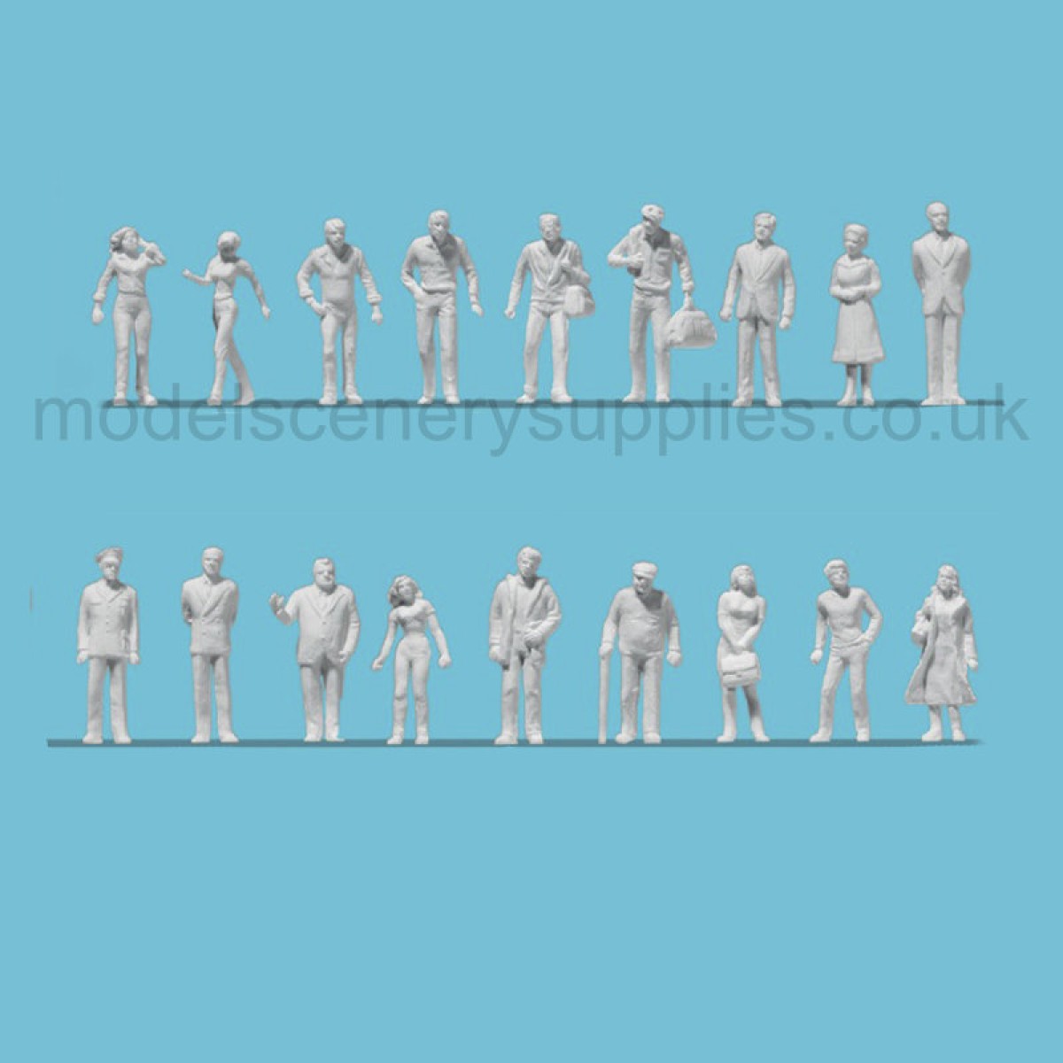 Architectural scale model Figures Scale 1200 Preiser 80993