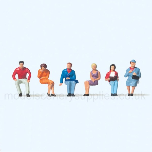 Sitting People TT Preiser 75004
