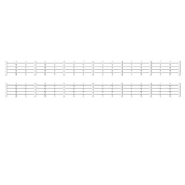 Lineside Fencing White OO Ratio 424