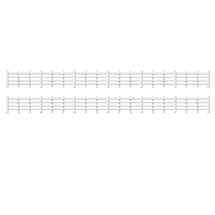Lineside Fencing White OO Ratio 424 Lineside Fencing White OO Ratio 424