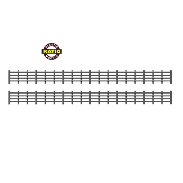 Lineside Fencing Black OO Ratio 425