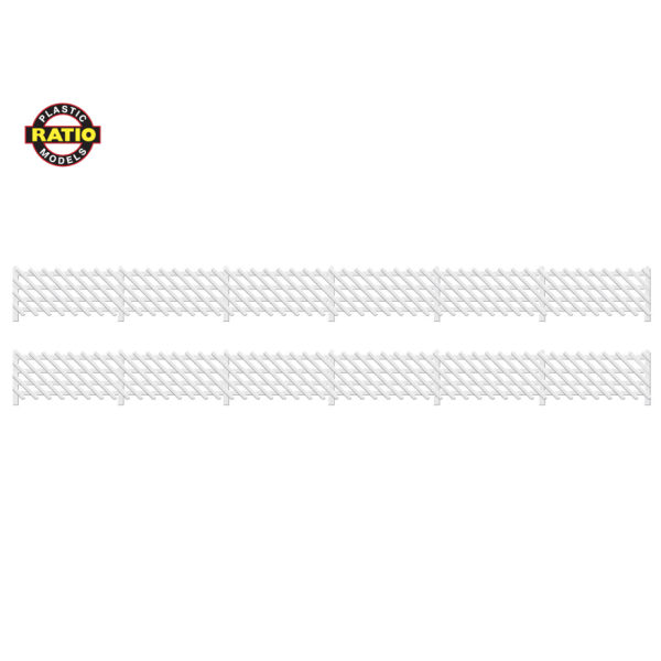 LMS Station Fencing white OO Ratio 426