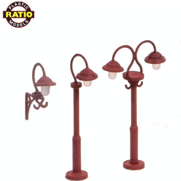 Street lamps Swan-Neck OO Non-working Ratio 453