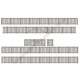 Modern Palisade Fencing with Gates N Gauge Ratio 280