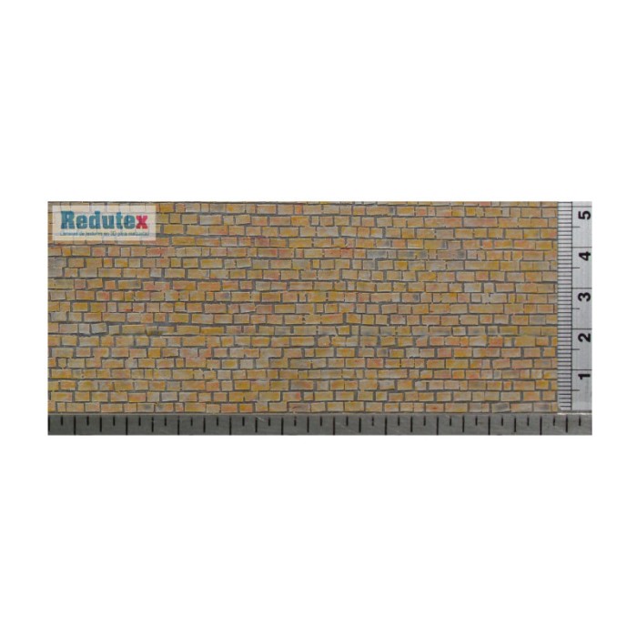 Brick Textured 3D Sheet OO Gauge Irregular Stone Block Scale 1:87 Redutex 087BF122 Brick Textured 3D Sheet OO Gauge Irregular Stone Block Scale 1:87 Redutex 087BF122