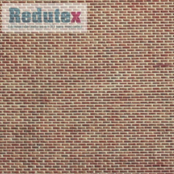 Brick Textured 3D Sheet N Gauge Plain Bond Brick 