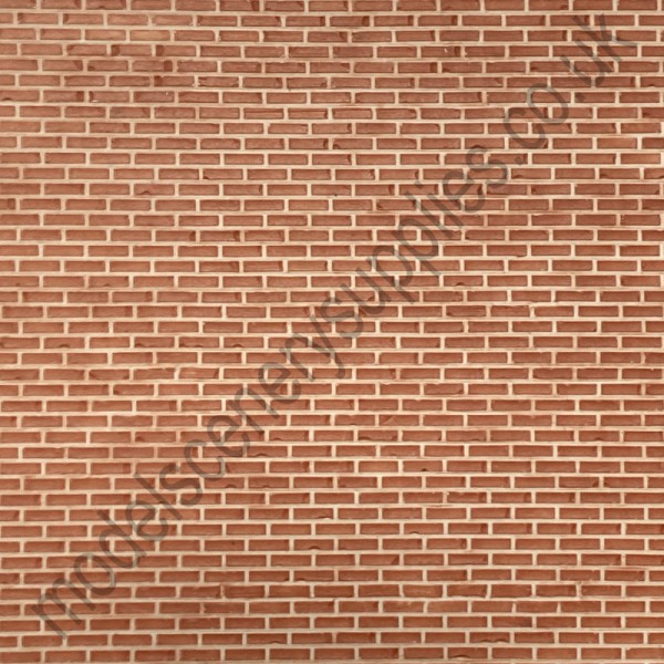Brick Textured 3D Sheet O Gauge Plain Bond Red Brick Scale 1:43 Redutex 043LD112 Brick Textured 3D Sheet O Gauge Plain Bond Red Brick Scale 1:43 Redutex 043LD112