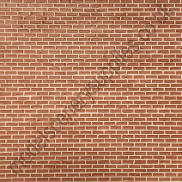 Brick Textured 3D Sheet O Gauge Plain Bond Red Brick Scale 1:43 Redutex 043LD112 Brick Textured 3D Sheet O Gauge Plain Bond Red Brick Scale 1:43 Redutex 043LD112