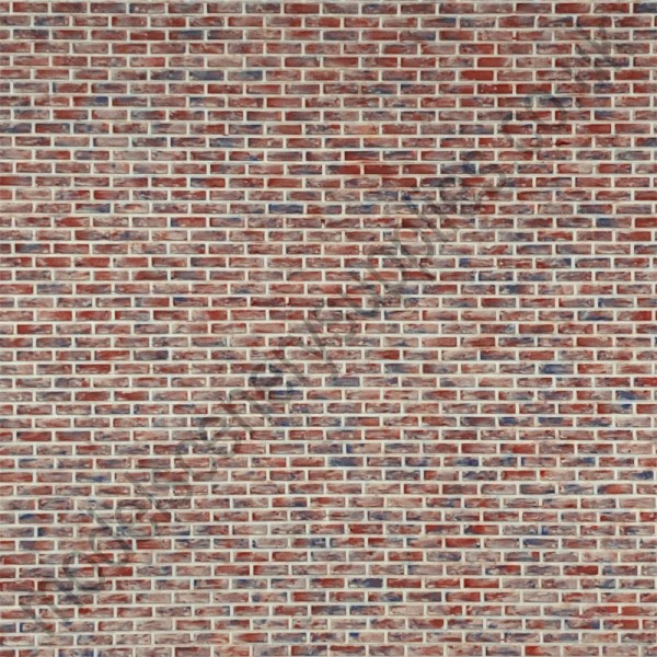 Brick Textured 3D Sheet O Gauge Plain Bond Red Brick Scale 1:43 Brick Textured 3D Sheet O Gauge Plain Bond Red Brick Scale 1:43