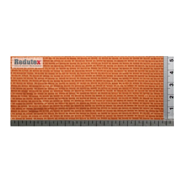 Brick Textured 3D Sheet O Gauge Flemish Bond Brick Scale 1:43 Redutex 043LD312