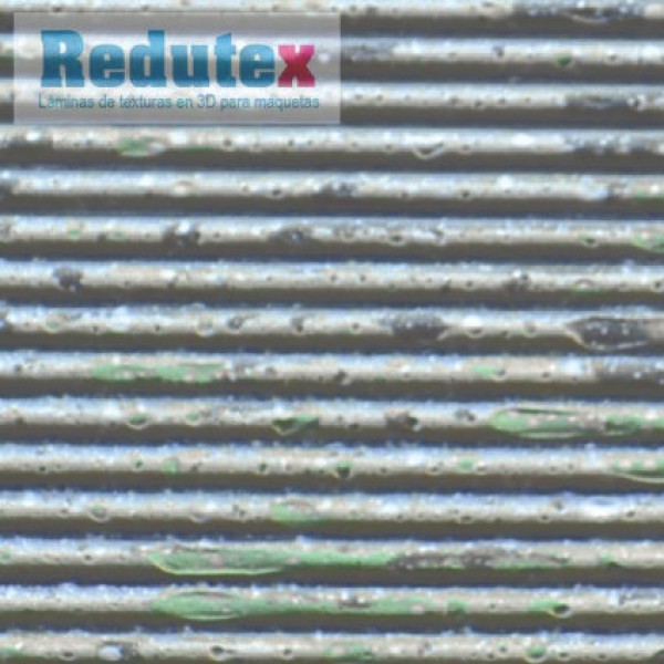 Corrugated Asbestos or Tin 3D Sheet O Gauge 1:43 
