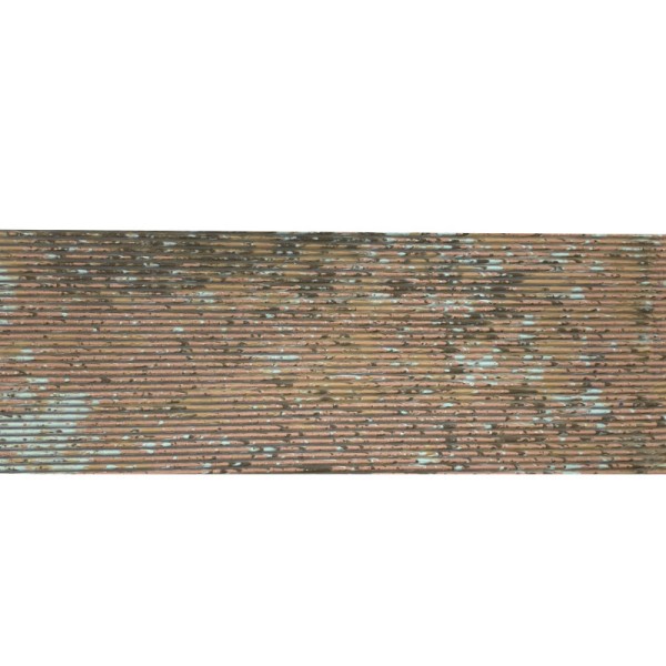 Corrugated Rusty Tin 3D Sheet O Gauge 1:43 