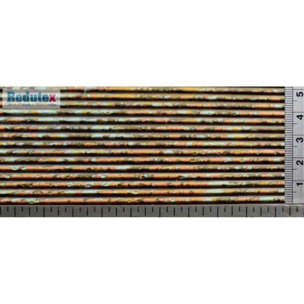 Corrugated Rusty Tin 3D Sheet O Gauge 1:43 