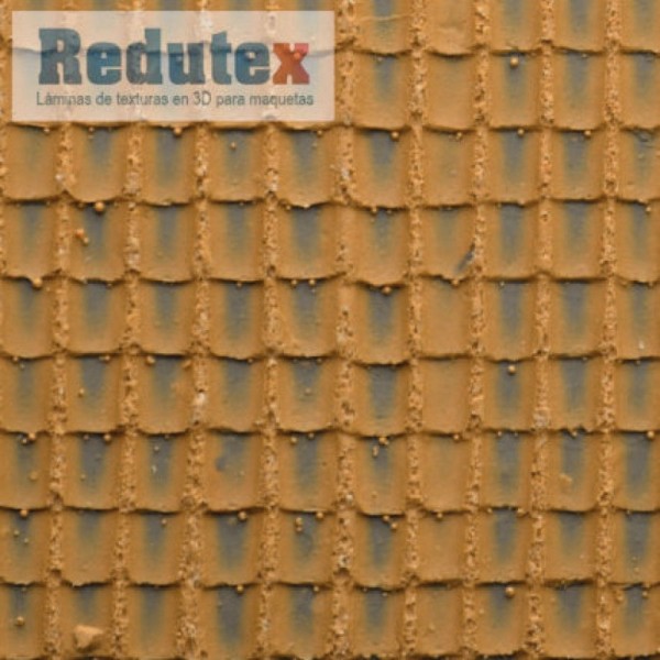 Roof Tile Textured 3D Sheet O Gauge 1:43 Redutex 043TC112