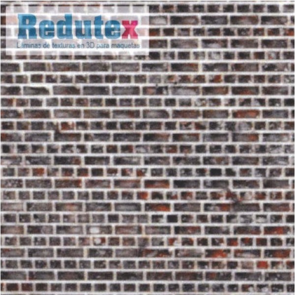 Brick Textured 3D Sheet O Gauge Engineering Brick Blue Scale 1:43
