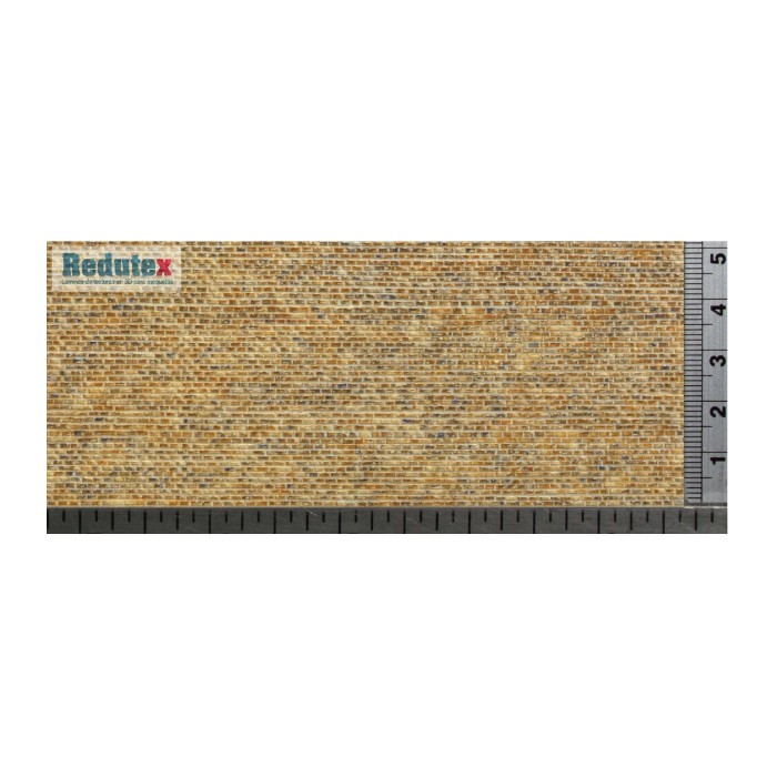 Brick Textured 3D Sheet OO Gauge Old Brick Stretcher Bond Beige Scale 1:64 Brick Textured 3D Sheet OO Gauge Old Brick Stretcher Bond Beige Scale 1:64