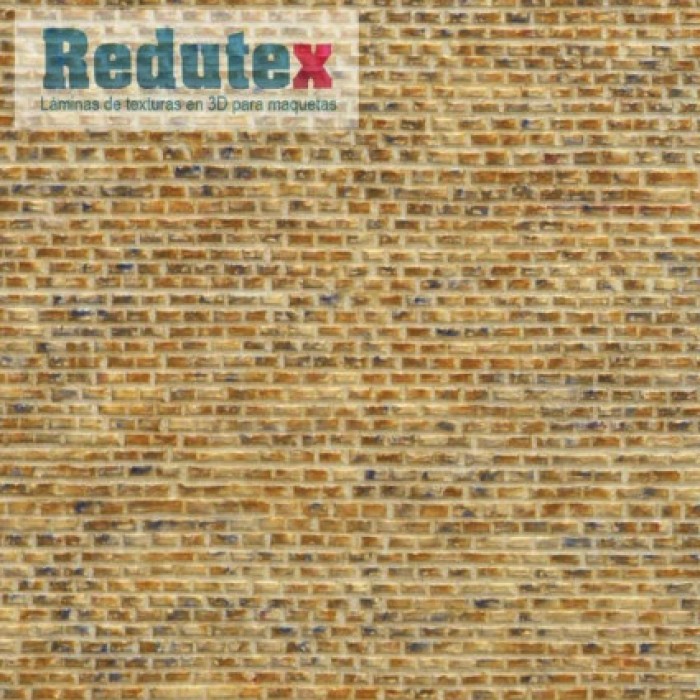 Brick Textured 3D Sheet OO Gauge Old Brick Stretcher Bond Beige Scale 1:64 Brick Textured 3D Sheet OO Gauge Old Brick Stretcher Bond Beige Scale 1:64