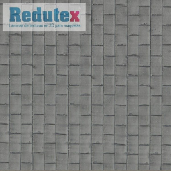 Pavement Textured 3D Sheet OO Gauge Redutex 076CL111