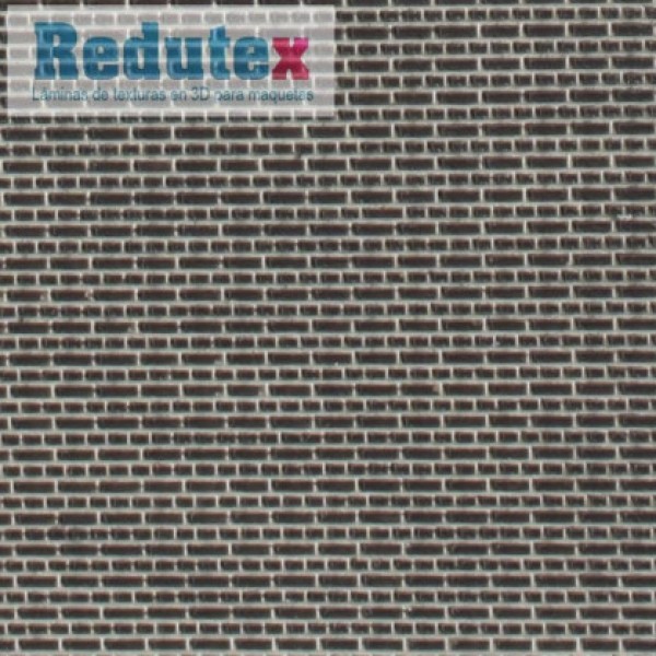Brick Textured 3D Sheet OO Gauge Engineering Blue Brick Scale 1:76