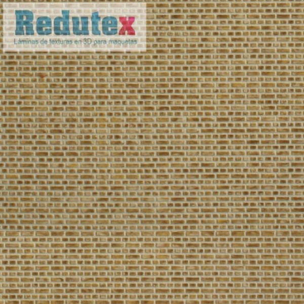 Brick Textured 3D Sheet OO Gauge Engineering Brick Scale 1:76 Redutex 076LD821