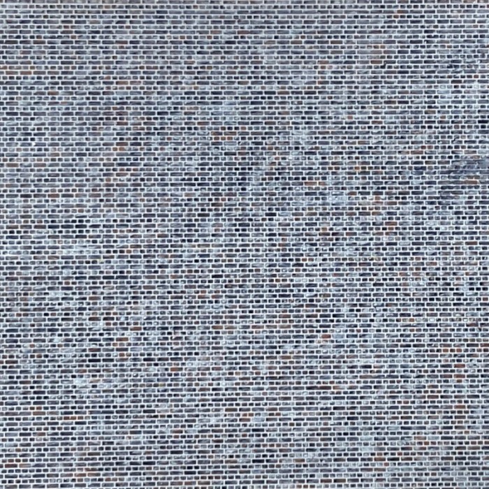 Brick Textured 3D Sheet OO Gauge Engineering Blue Brick Scale 1:76 Redutex 076LD824
