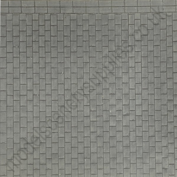 Pavement Textured 3D Sheet OO Gauge Platform Surface